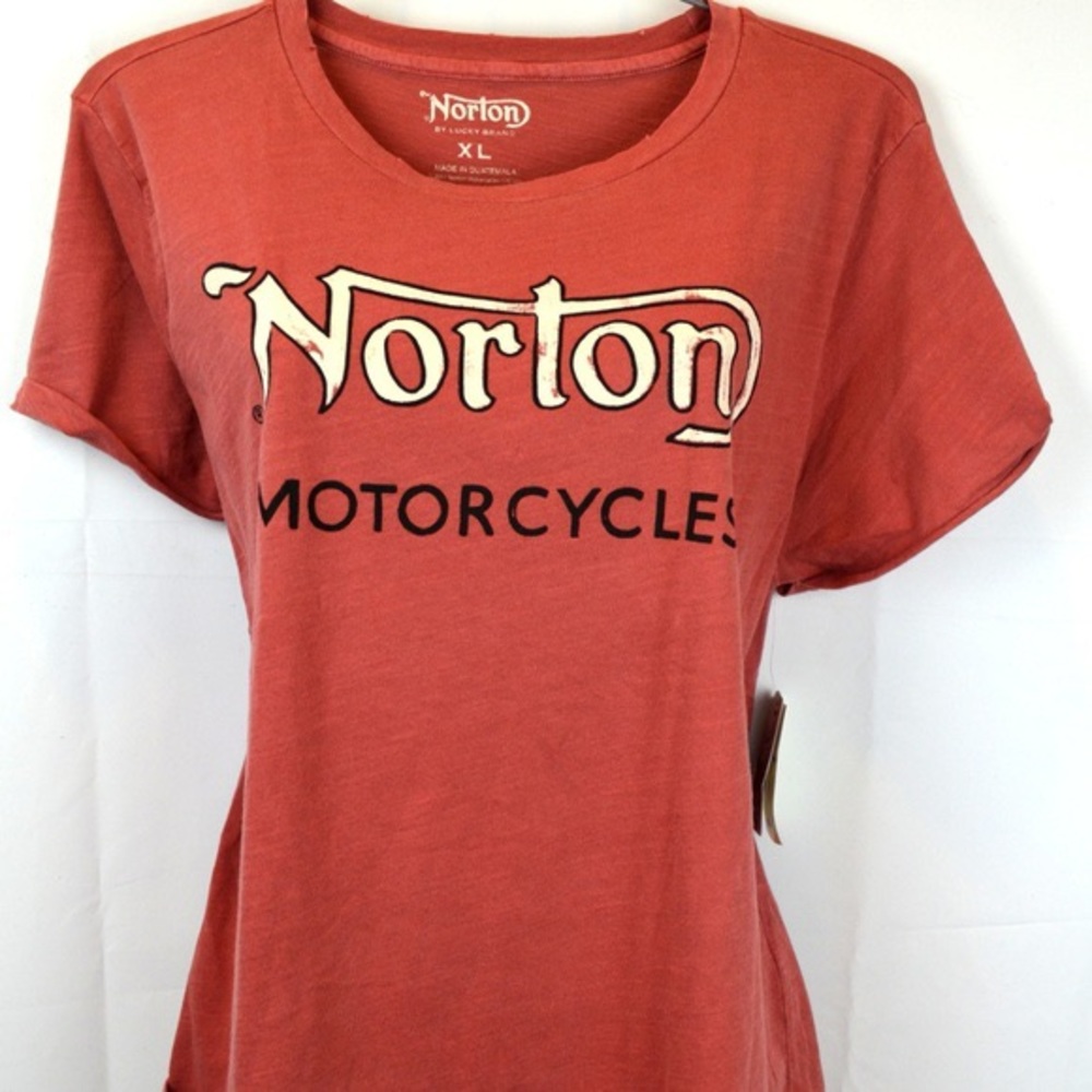 Lucky Brand Distressed Motorcycle Tee